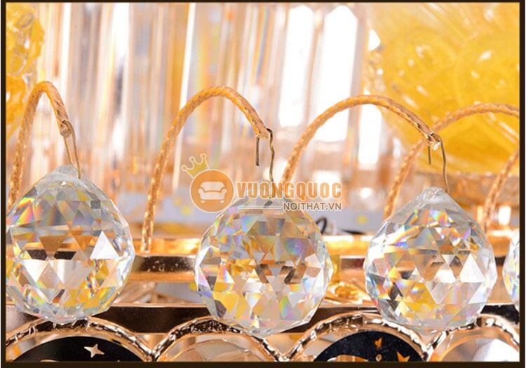 Đèn chùm pha lê ánh sáng vàng lấp lánh CM201-15